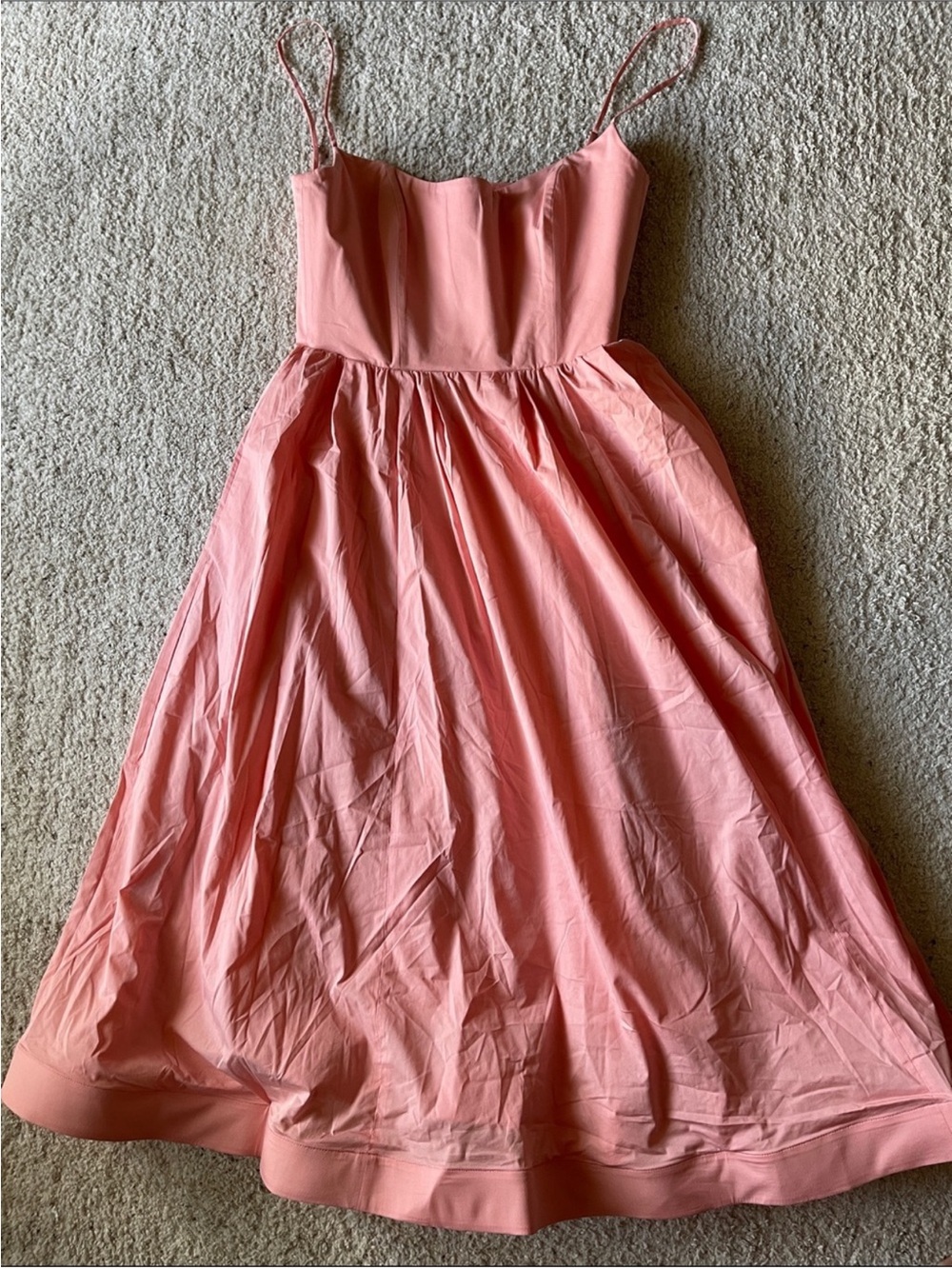 ✨NEW✨ House of CB LOLITA Apricot Corset Sundress Midi Dress - Picture 3 of 9